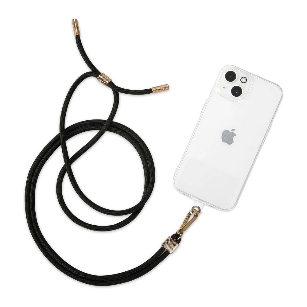 Hurtownia GSM - Sfoară pentru telefon Tech-Protect Chain 2 Curea Universală Negru/Gold - THP1393 - {ean13} - Hurt