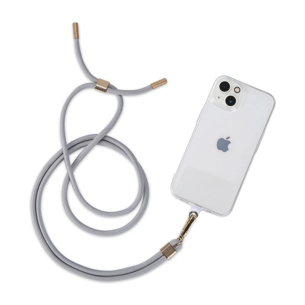 Hurtownia GSM - Sfoară pentru telefon Tech-Protect Chain 2 Curea Universală Gri/Auriu - THP1395 - {ean13} - Hurt