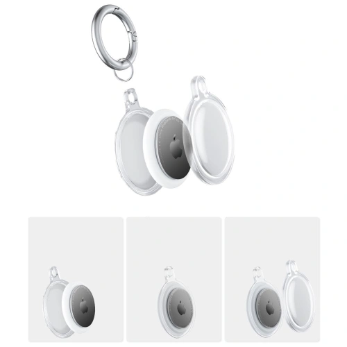 Brelok Tech-Protect Flexair Apple AirTag Clear
