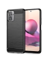Case Tech-Protect TPUCarbon POCO M5s/Redmi Note 10/10s Schwarz
