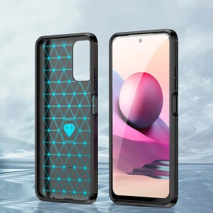 Hurtownia GSM - Case Tech-Protect TPUCarbon POCO M5s/Redmi Note 10/10s Schwarz - THP1405 - {ean13} - Hurt