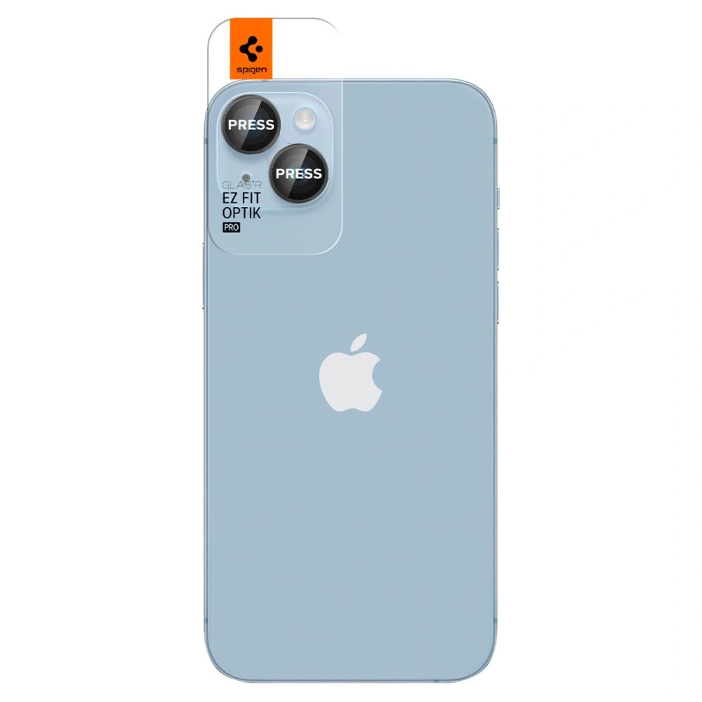 Hurtownia GSM - Sticlă securizată pentru aparat Spigen Optik.tr ez Fit Camera Protector Apple iPhone 14/14 Plus Negru [2 PACK] - SPN2525 - {ean13} - Hurt