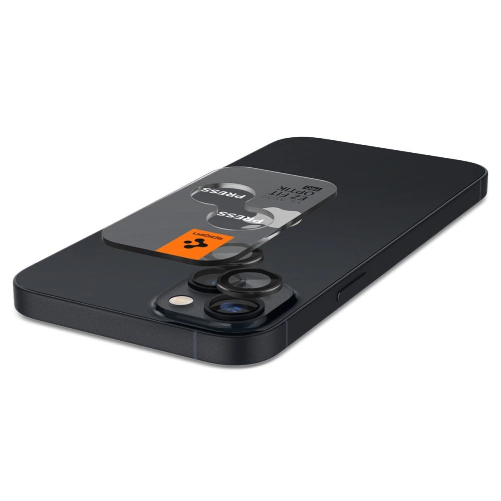 Hurtownia GSM - Sticlă securizată pentru aparat Spigen Optik.tr ez Fit Camera Protector Apple iPhone 14/14 Plus Negru [2 PACK] - SPN2525 - {ean13} - Hurt