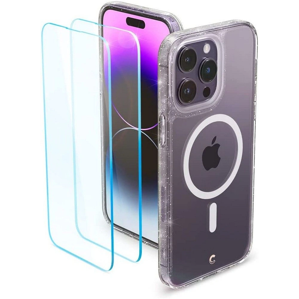 Hurtownia GSM - Etui Spigen Cyrill Shine Mag MagSafe Apple iPhone 14 Pro Max Glitter Clear - SPN2527 - {ean13} - Hurt