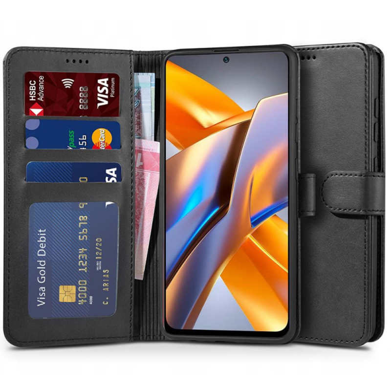 Tech-Protect Distributor - 9490713927960 - THP1406 - Tech-Protect Wallet POCO M5s/Redmi Note 10/10s Black - B2B homescreen