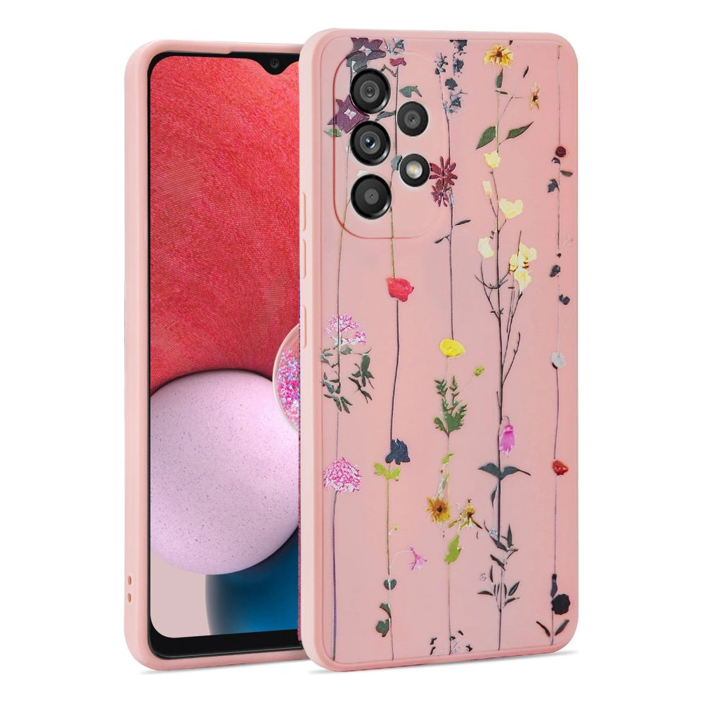 Hurtownia GSM - Etui Tech-Protect Mood Samsung Galaxy A13 LTE Zahradní Růžová - THP1409 - {ean13} - Hurt