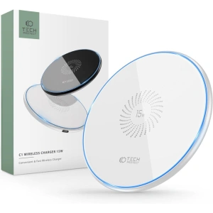 Hurtownia GSM - Vezeték nélküli töltő Tech-Protect QI15W-C1 Wireless Charger 15W Fehér - THP1414 - {ean13} - Hurt