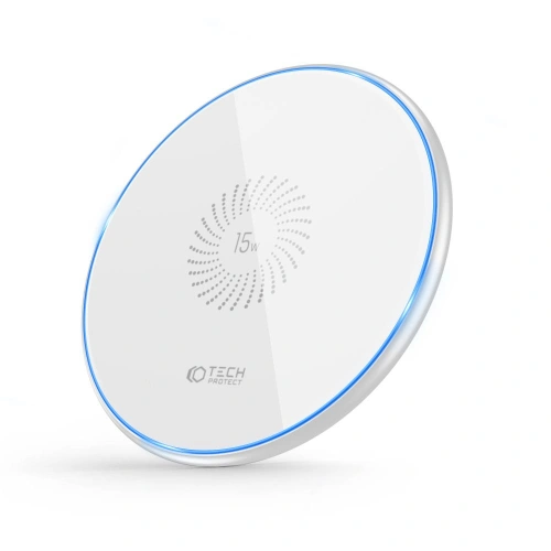 Ładowarka bezprzewodowa Tech-Protect QI15W-C1 Wireless Charger 15W White