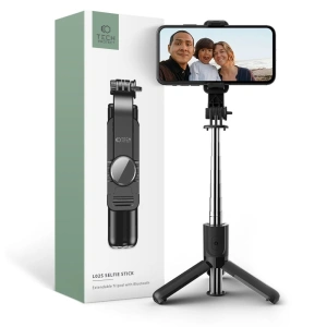 Kijek do selfie Tech-Protect L02S Wireless Selfie Stick Tripod Black