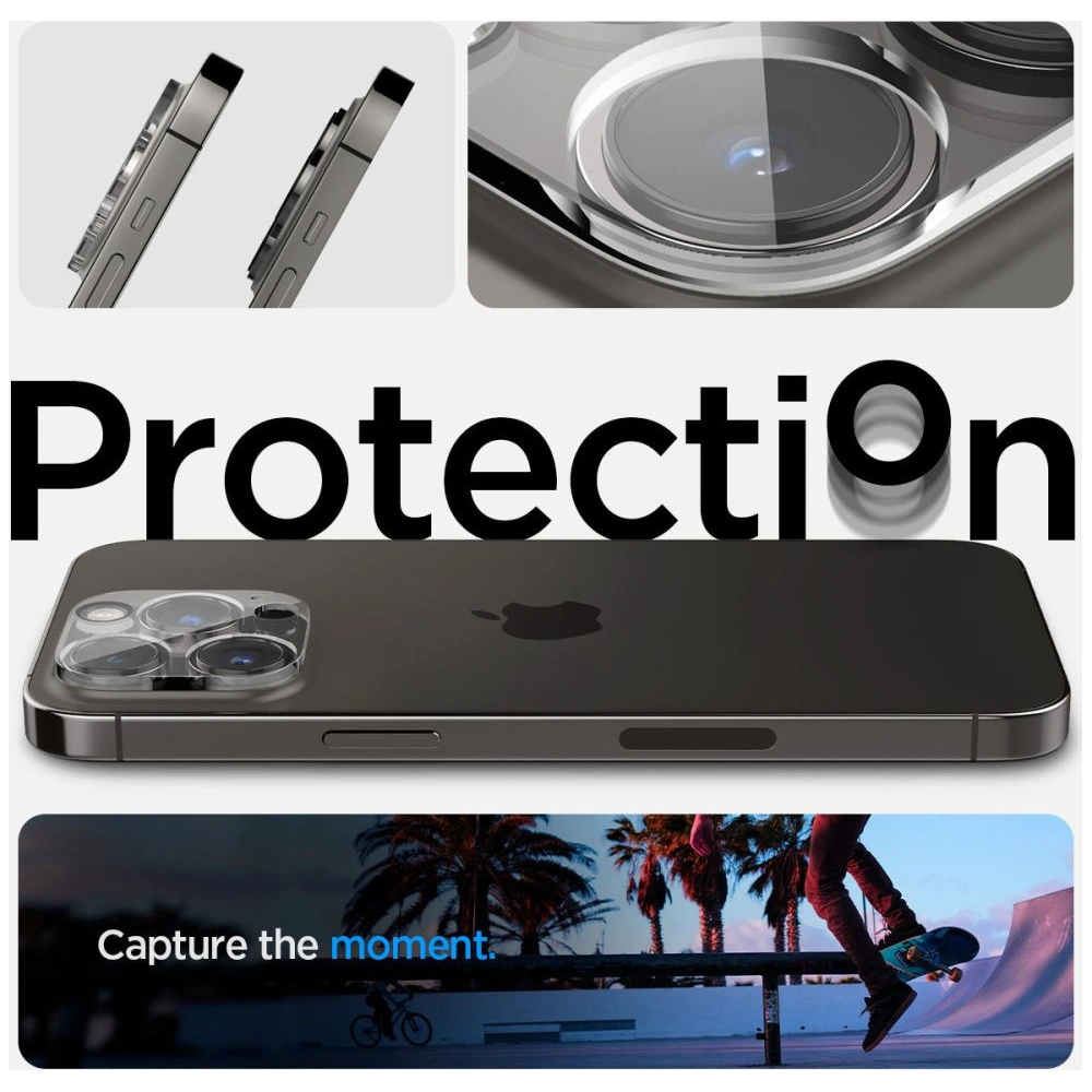Hurtownia GSM - Szkło hartowane na aparat Spigen Optik.tr Camera Protector Apple iPhone 14 Pro/14 Pro Max Crystal Clear [2 PACK] - SPN2536 - {ean13} - Hurt