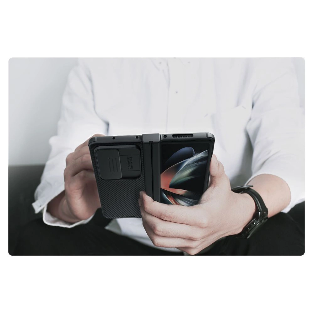Hurtownia GSM - Etui Nillkin Camshield Samsung Galaxy Z Fold 4 Black - NLK432 - {ean13} - Hurt