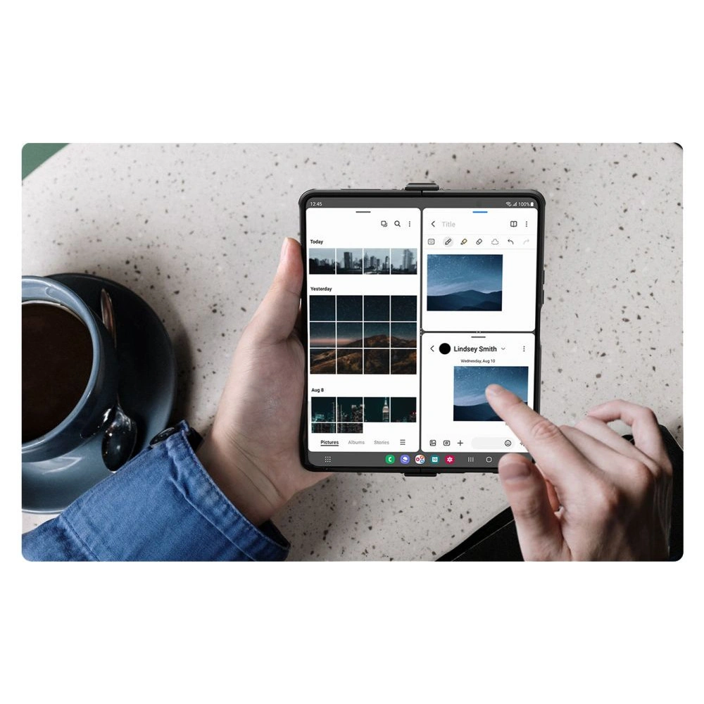 Hurtownia GSM - Etui Nillkin Camshield Samsung Galaxy Z Fold 4 Negru - NLK432 - {ean13} - Hurt