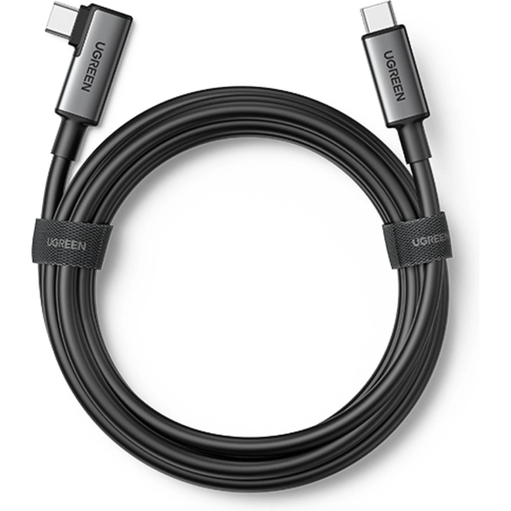 Hurtownia GSM - Kabel kątowy UGREEN US551 USB-C - USB-C 60W transmisja danych z obsługą gogli VR 5m czarny - UGR1385 - {ean13} - Hurt