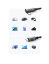 Hurtownia GSM - Kabel kątowy UGREEN US551 USB-C - USB-C 60W transmisja danych z obsługą gogli VR 5m czarny - UGR1385 - {ean13} - Hurt