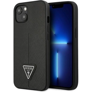 Hurtownia GSM - Etui Guess GUHCP13SPSATLK Apple iPhone 13 mini fekete/black hardcase Saffiano Triangle Logo - GUE2068 - {ean13} - Hurt