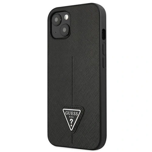 Etui Guess GUHCP13SPSATLK Apple iPhone 13 mini czarny/black hardcase Saffiano Triangle Logo
