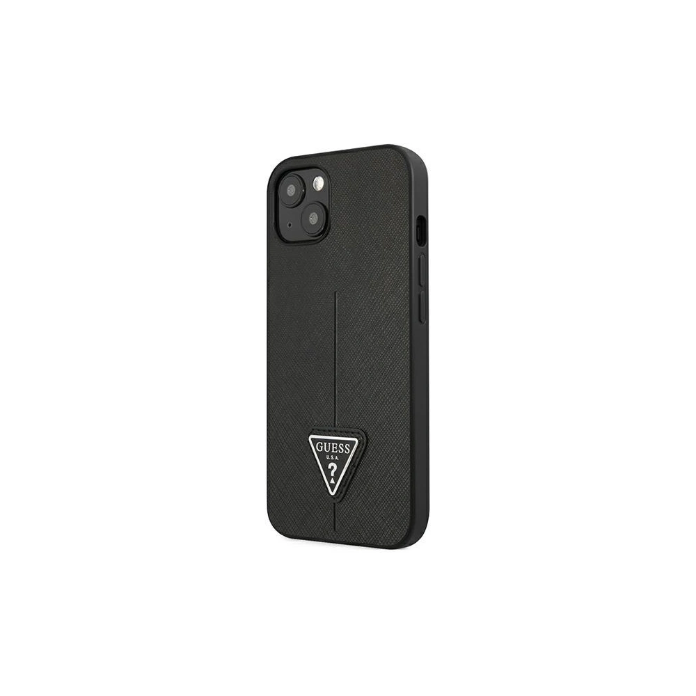 Hurtownia GSM - Etui Guess GUHCP13SPSATLK Apple iPhone 13 mini fekete/black hardcase Saffiano Triangle Logo - GUE2068 - {ean13} - Hurt