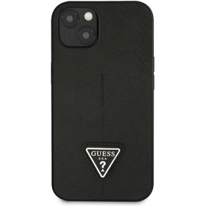 Hurtownia GSM - Etui Guess GUHCP13SPSATLK Apple iPhone 13 mini fekete/black hardcase Saffiano Triangle Logo - GUE2068 - {ean13} - Hurt