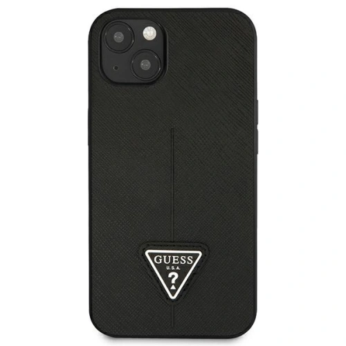 Etui Guess GUHCP13SPSATLK Apple iPhone 13 mini czarny/black hardcase Saffiano Triangle Logo