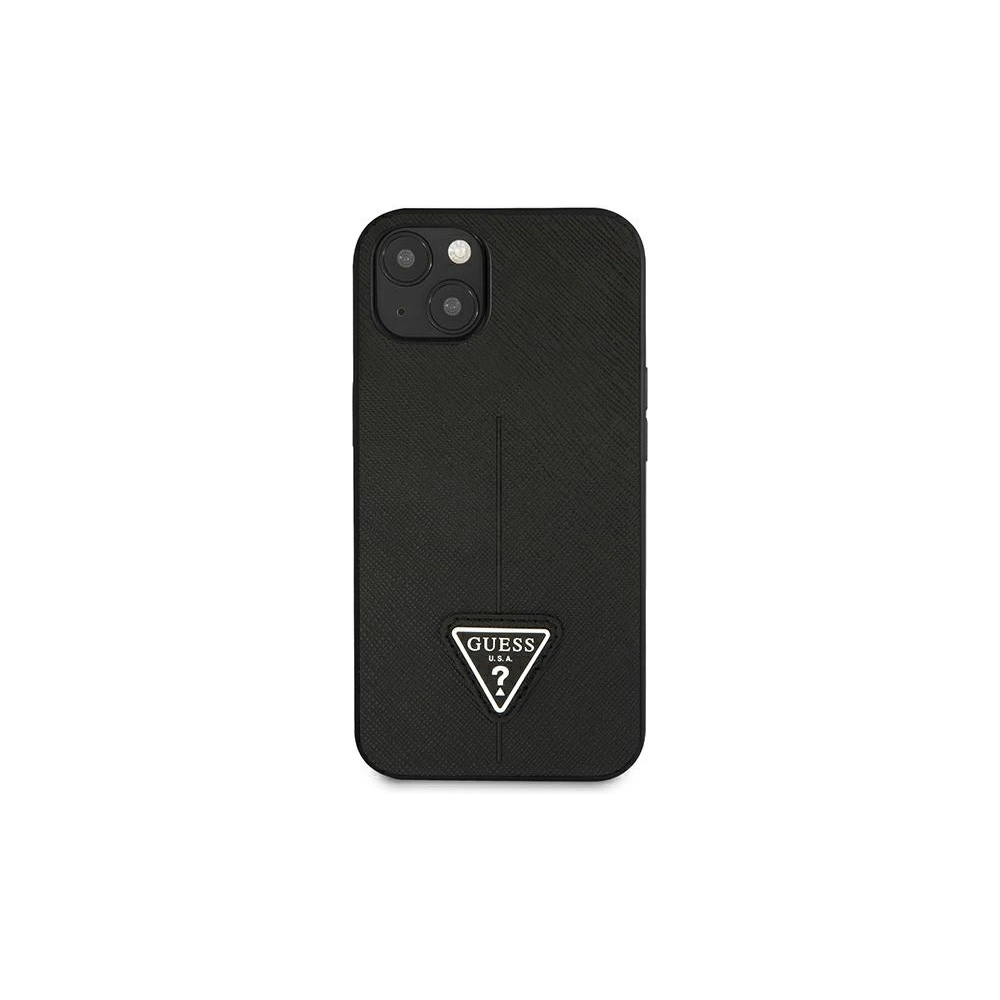 Hurtownia GSM - Etui Guess GUHCP13SPSATLK Apple iPhone 13 mini fekete/black hardcase Saffiano Triangle Logo - GUE2068 - {ean13} - Hurt