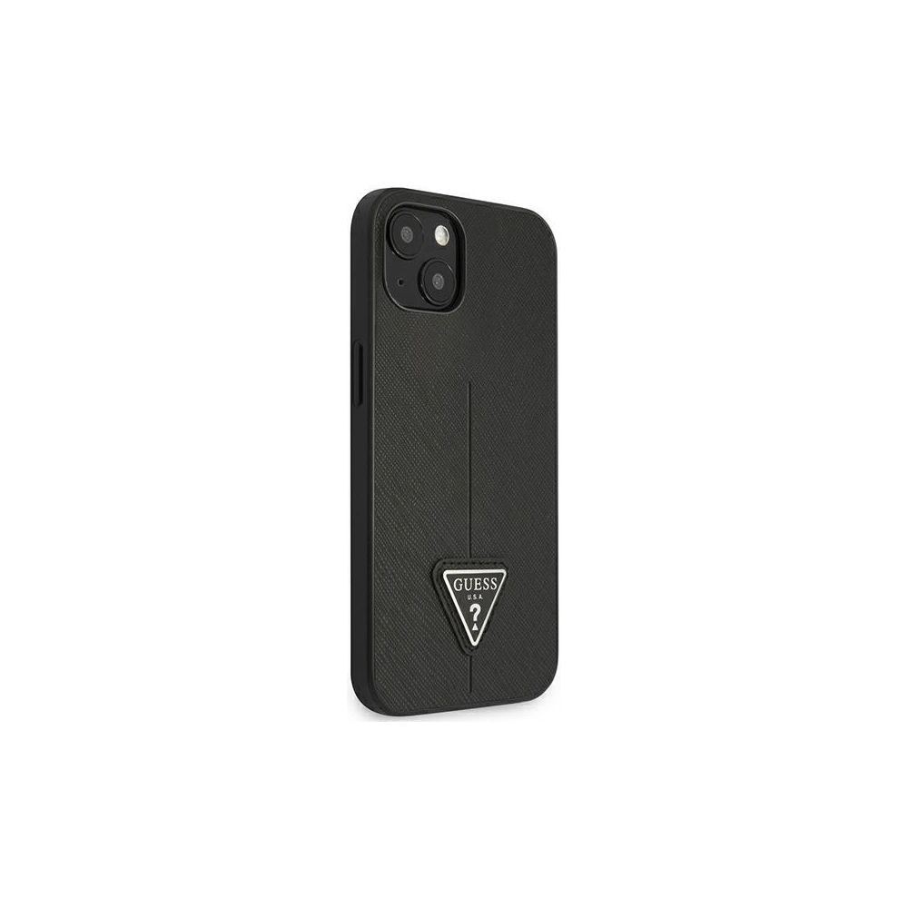 Hurtownia GSM - Etui Guess GUHCP13SPSATLK Apple iPhone 13 mini fekete/black hardcase Saffiano Triangle Logo - GUE2068 - {ean13} - Hurt