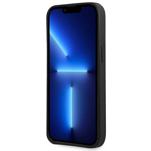 Etui Guess GUHCP13SPSATLK Apple iPhone 13 mini czarny/black hardcase Saffiano Triangle Logo