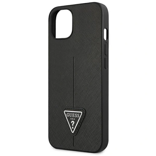 Etui Guess GUHCP13SPSATLK Apple iPhone 13 mini czarny/black hardcase Saffiano Triangle Logo