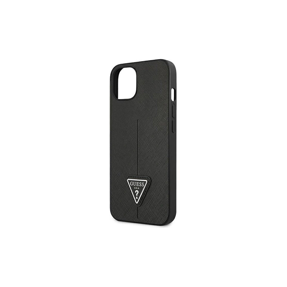 Hurtownia GSM - Etui Guess GUHCP13SPSATLK Apple iPhone 13 mini fekete/black hardcase Saffiano Triangle Logo - GUE2068 - {ean13} - Hurt