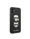 Hurtownia GSM - Etui Karl Lagerfeld KLHCN61SAKICKCBK Apple iPhone 11 černý/black hardcase Saffiano Ikonik Karl&Choupette Head - KLD1093 - {ean13} - Hurt