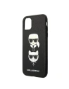 Hurtownia GSM - Case Karl Lagerfeld KLHCN61SAKICKCBK Apple iPhone 11 schwarz/black hardcase Saffiano Ikonik Karl&Choupette Head - KLD1093 - {ean13} - Hurt
