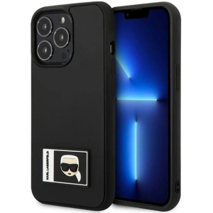 Etui Karl Lagerfeld KLHCP13L3DKPK Apple iPhone 13 Pro czarny/black hardcase Ikonik Patch