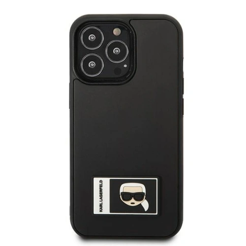 Etui Karl Lagerfeld KLHCP13L3DKPK Apple iPhone 13 Pro czarny/black hardcase Ikonik Patch