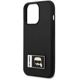 Etui Karl Lagerfeld KLHCP13L3DKPK Apple iPhone 13 Pro czarny/black hardcase Ikonik Patch