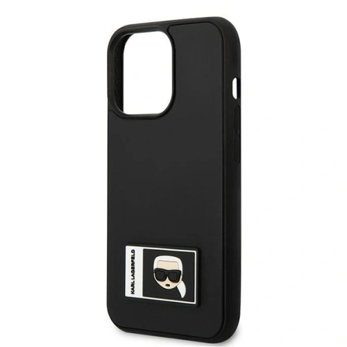 Etui Karl Lagerfeld KLHCP13L3DKPK Apple iPhone 13 Pro czarny/black hardcase Ikonik Patch