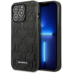 Etui Karl Lagerfeld KLHCP13LMNMP1K Apple iPhone 13 Pro hardcase czarny/black Monogram Plaque
