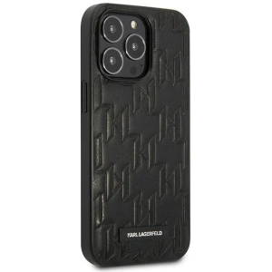 Etui Karl Lagerfeld KLHCP13LMNMP1K Apple iPhone 13 Pro hardcase czarny/black Monogram Plaque