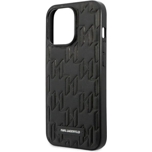 Etui Karl Lagerfeld KLHCP13LMNMP1K Apple iPhone 13 Pro hardcase czarny/black Monogram Plaque