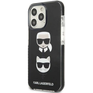 Etui Karl Lagerfeld KLHCP13LTPE2TK Apple iPhone 13 Pro hardcase czarny/black Karl&Choupette Head