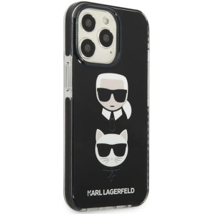 Etui Karl Lagerfeld KLHCP13LTPE2TK Apple iPhone 13 Pro hardcase czarny/black Karl&Choupette Head