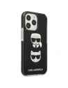 Etui Karl Lagerfeld KLHCP13LTPE2TK Apple iPhone 13 Pro hardcase czarny/black Karl&Choupette Head