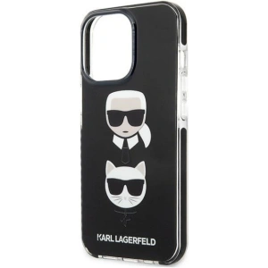 Etui Karl Lagerfeld KLHCP13LTPE2TK Apple iPhone 13 Pro hardcase czarny/black Karl&Choupette Head