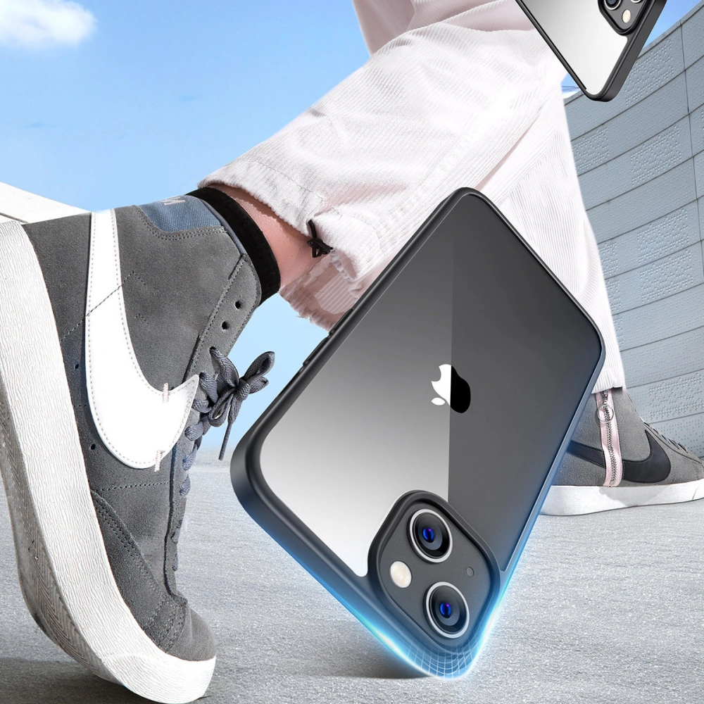 Hurtownia GSM - UGREEN LP622 Elegáns Átlátszó Fejlett Védőtok Apple iPhone 14 Plus / 15 Plus fekete - UGR1395 - {ean13} - Hurt