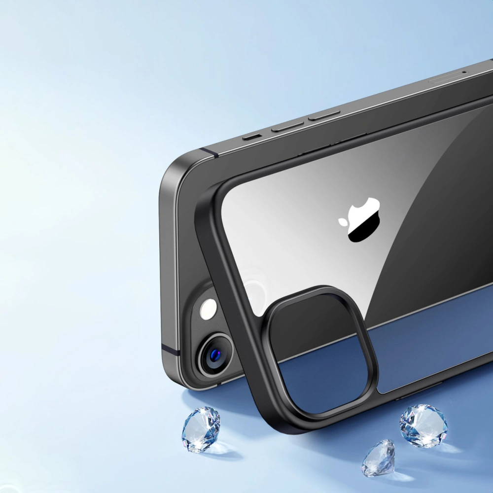 Hurtownia GSM - UGREEN LP622 Elegáns Átlátszó Fejlett Védőtok Apple iPhone 14 Plus / 15 Plus fekete - UGR1395 - {ean13} - Hurt
