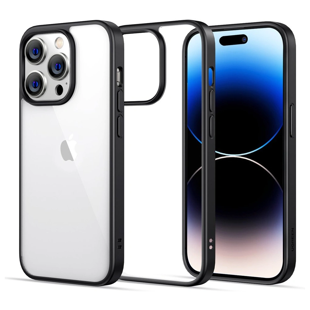 Hurtownia GSM - Etui UGREEN LP623 Classy Clear Enhanced Protective Case Apple iPhone 14 Pro černé - UGR1396 - {ean13} - Hurt