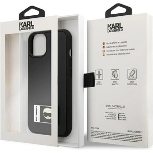 Hurtownia GSM - Etui Karl Lagerfeld KLHCP13S3DKPK Apple iPhone 13 mini fekete/hardcase Ikonik Patch - KLD1102 - {ean13} - Hurt