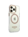 Hurtownia GSM - Etui Guess GUHMP13XHTRMD Apple iPhone 13 Pro Max złoty/gold hard case Metal Outline Magsafe - GUE2079 - {ean13} - Hurt