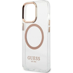 Hurtownia GSM - Etui Guess GUHMP13XHTRMD Apple iPhone 13 Pro Max auriu/gold hard case Metal Outline Magsafe - GUE2079 - {ean13} - Hurt