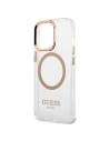 Hurtownia GSM - Etui Guess GUHMP13XHTRMD Apple iPhone 13 Pro Max złoty/gold hard case Metal Outline Magsafe - GUE2079 - {ean13} - Hurt