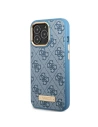 Hurtownia GSM - Etui Guess GUHMP13XU4GPRB Apple iPhone 13 Pro Max niebieski/blue hard case 4G Logo Plate MagSafe - GUE2080 - {ean13} - Hurt