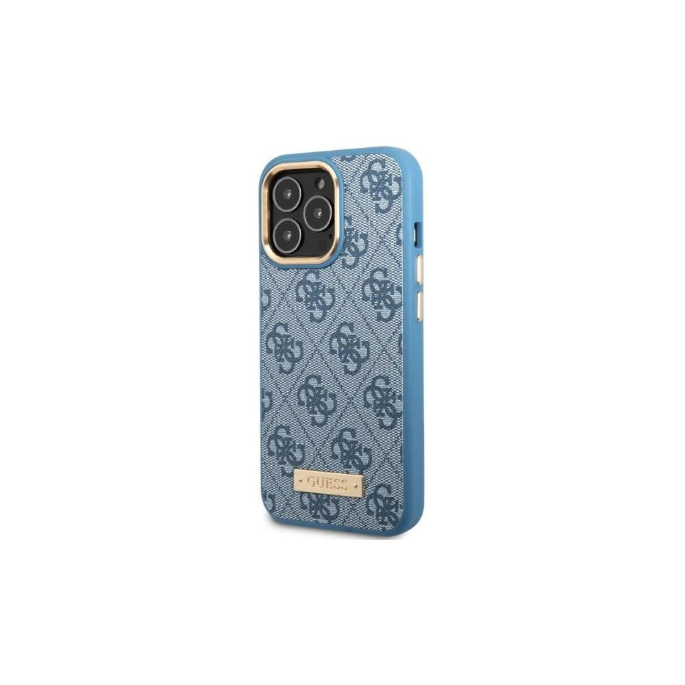 Hurtownia GSM - Etui Guess GUHMP13XU4GPRB Apple iPhone 13 Pro Max niebieski/blue hard case 4G Logo Plate MagSafe - GUE2080 - {ean13} - Hurt